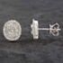 Pre-Owned 14ct White Gold 0.60ct Diamond Oval Stud Earrings 43170128