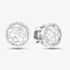 Pre-Owned 14ct White Gold Brilliant Cut Diamond Round Stud Earrings 43171175