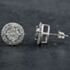Pre-Owned 9ct White Gold 1.00ct Brilliant Cut Diamond Round Cluster Stud Earrings 4317123