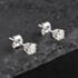 Pre-Owned 18ct White Gold 0.50ct Brilliant Cut Diamond Stud Earrings 43171345
