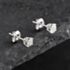 Pre-Owned 18ct White Gold 0.50ct Brilliant Cut Diamond Single Stone Stud Earrings 43171347