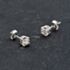 Pre-Owned 14ct White Gold 0.80ct Brilliant Cut Diamond 4 Claw Stud Earrings 43171363