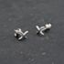 Pre-Owned 9ct White Gold 6mm Stud Earrings 43171397