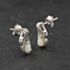 Pre-Owned 9ct White Gold 0.50ct Opal & 0.05ct Diamond Pear Shaped 12.7mm Stud Earrings 43171469