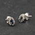 Pre-Owned 9ct White Gold 0.76ct Sapphire & 0.19ct Diamond Pear Shaped 6.8mm Stud Earrings 43171472