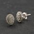Pre-Owned 9ct White Gold 0.25ct Brilliant Cut Diamond Oval Cluster 9mm Stud Earrings 43171482