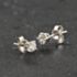Pre-Owned 9ct White Gold 0.33ct Brilliant Cut Diamond Stud Earrings 43171487