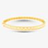 Pre-Owned 14ct Yellow Gold Brilliant Cut Diamond Frosted Finish 19cm Hinged Bangle 43211010
