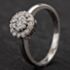 Pre-Owned 14ct White Gold Diamond Cluster Ring 4328474