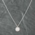 Pre-Owned Platinum 0.47ct Brilliant Cut Diamond Round Cluster Pendant & 16-18 Inch Trace Chain 43141572