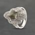 Pre-Owned Platinum 2.19ct Chrysoberyl Cats Eye & 0.28ct Brilliant Cut Diamond Dress Ring 43511003