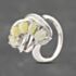 Pre-Owned Platinum 4.66ct Chrysoberyl Cats Eye & 0.64ct Diamond Fancy Cluster Ring 43511006