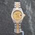 Pre-Owned Rolex Ladies Datejust Gold Dial Two Colour Bracelet Watch 79173