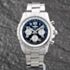 Pre-Owned Breitling Mens Chronospace Black Dial Silver Bracelet Watch A23360