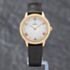 Pre-Owned OMEGA Ladies Prestige 18ct Gold Green Leather Strap Watch 434.58.28.60.55.002