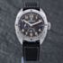 Pre-Owned Bremont Mens Terra Nova Turning Bezel Power Reserve Black Leather Strap Watch TN40-PWR-SS-BK-L-S