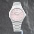 Pre-Owned Baume & Mercier Ladies Riviera Pink Dial Bracelet Watch 10675