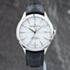 Pre-Owned Baume & Mercier Mens Clifton White Dial Leather Strap Watch 10518