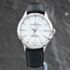 Pre-Owned Baume & Mercier Mens Clifton White Dial Leather Strap Watch 10569