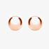 9ct Rose Gold Polished 4mm Ball Stud Earrings 5.55.5833