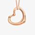 9ct Rose Gold Open Heart Necklace 5.62.5089