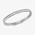 9ct White Gold 2mm Crystal-Set Eternity Ring 5.84.9069