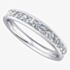 9ct White Gold 0.25ct Diamond Half-Eternity Ring 8991/9W/DQ10/25PT