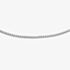 18ct White Gold Diamond-Cut Curb Chain Necklace 7.13.3953