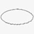 Sterling Silver 23cm Twisted Curb Chain Anklet 8.23.0474
