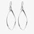 Sterling Silver Twisted Teardrop Dropper Earrings 8.54.1219