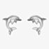 Sterling Silver Dolphin Stud Earrings 8.55.7149