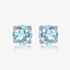 Sterling Silver 3mm Blue Cubic Zirconia Stud Earrings 8.57.7849