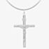 Sterling Silver Small Crucifix Necklace 8.64.2164
