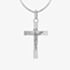 Sterling Silver Diamond-Cut Crucifix Pendant 8.64.3061