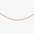 Sterling Silver Yellow Gold Panza Curb Chain Necklace 8.91.0153