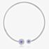 Fei Liu Carpe Diem Silver Crystal Flower Burst Choker CAR-925R-101-SWCZ