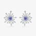 Fei Liu Carpe Diem Silver Crystal Sparkler Stud Earrings CAR-925R-203-SWCZ