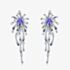 Fei Liu Carpe Diem Silver Crystal Crossette Dropper Earrings CAR-925R-205-SWCZ