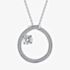 Fei Liu Iridiana Silver Cubic Zirconia Swirl Pendant CIR-925R-301-CZ00