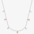 Hot Diamonds Silver & Rose Gold Plated Monsoon Necklace DN137