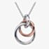 Hot Diamonds Silver & Rose Gold Plated Eternal Pendant DP373