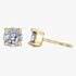 9ct Two Colour Gold 0.10ct Diamond Stud Earrings E4058YW/10-10