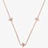 Emporio Armani Ladies Tiny Shiny Logo Rose Gold Tone Necklace EG3502221
