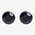 Fred Bennett Stainless Steel Black Cubic Zirconia Round Studs FB-E3795