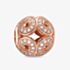 THOMAS SABO Rose Gold Plated Cubic Zirconia Glittering Wave K0027-416-14