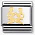 Nomination CLASSIC Gold Zodiac Gemini Charm 030104/03
