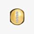 Lovelinks Gold Plated Silver Clear Cubic Zirconia I Bead