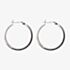 Silver 30mm Square Tube Hoop Earrings 8-53-8929