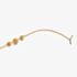 Rachel Galley Gold Plated Triple Ball Bracelet G203YG