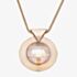 Sparkle Gold Plated Round Clear Crystal Disc Pendant N252 1962